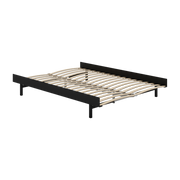 Black steel stretch base with 140cm slats - Moebe