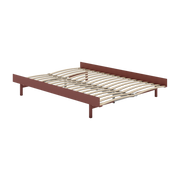 Sommier extensible en acier rose avec lattes 140cm - Moebe