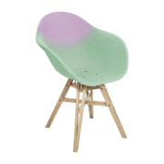 Chaise avec accoudoirs Parme et Galet Gravêne 6.7 - Maximum