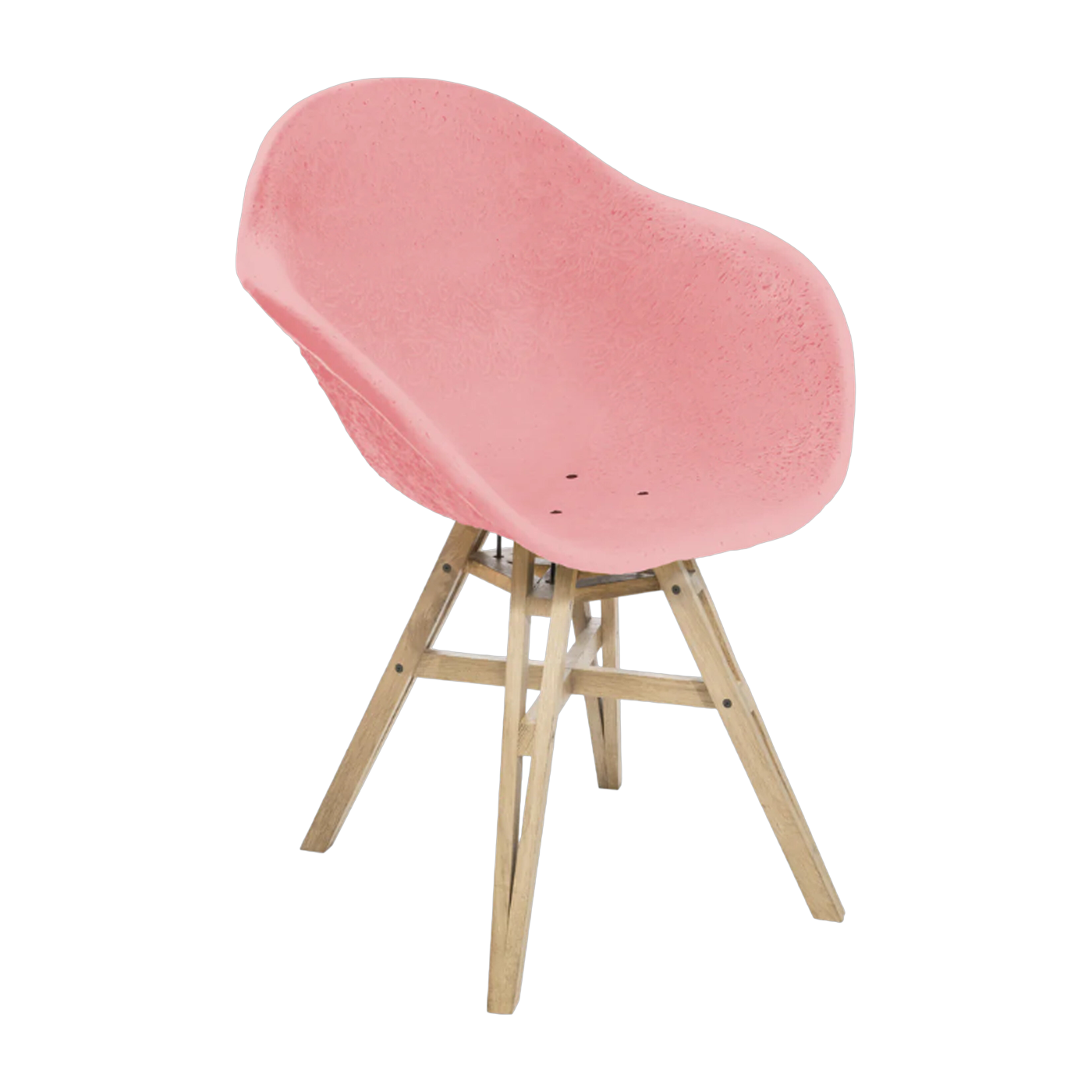 Chaise avec accoudoirs rose Gravêne 6.7 - Maximum