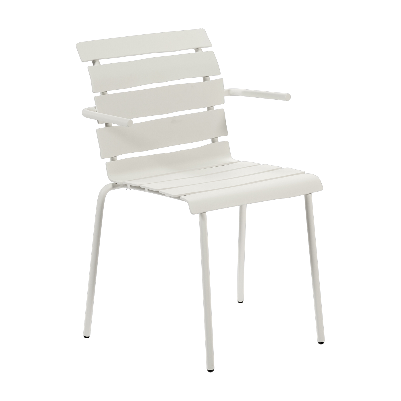 White metal garden armchair 56x55x82cm - valerie_objects