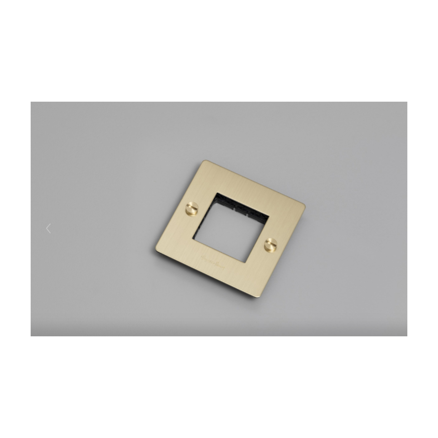 1G PLACA DE PARED / SIN RELLENOS / LATÓN - Buster