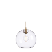 Pendelleuchte aus Glas und Messinggestell 32cm Gloria -. Belid