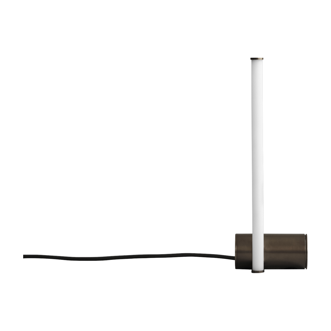 Stick Lampada da tavolo in metallo bronzato e acrilico bianco - 101 Copenhagen