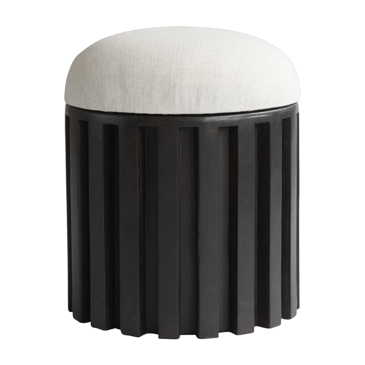 Round fiber-reinforced concrete coffee stool 40x47. 5cm Tribu - 101 Copenhagen