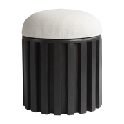 Round fiber-reinforced concrete coffee stool 40x47. 5cm Tribu - 101 Copenhagen
