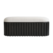 Fiber-reinforced concrete oval bench café Tribu - 101 Copenhagen