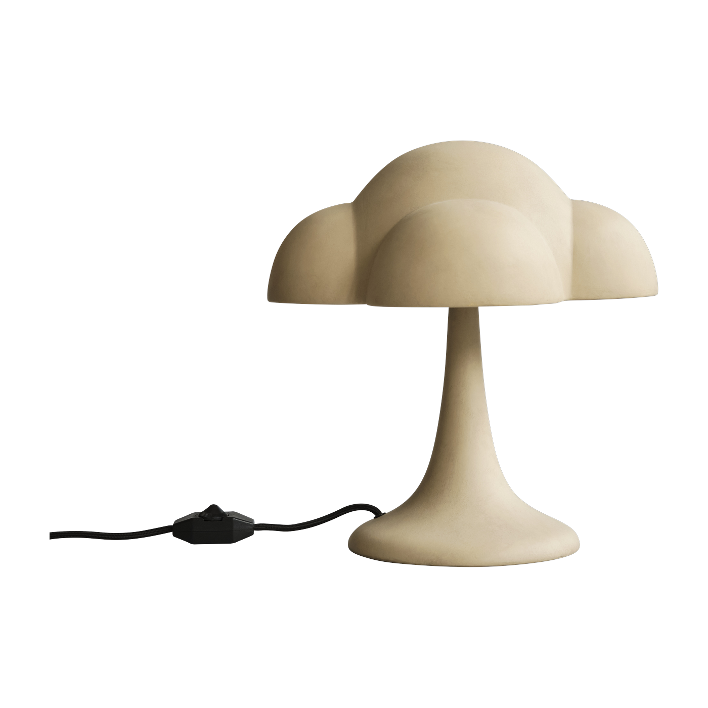 Lampada a forma di fungo in ceramica sabbia e metallo 33, 5x35cm Fungus - 101 Copenhagen