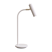 Lampada da tavolo in metallo bianco e ottone 53, 5 cm Slender - Belid