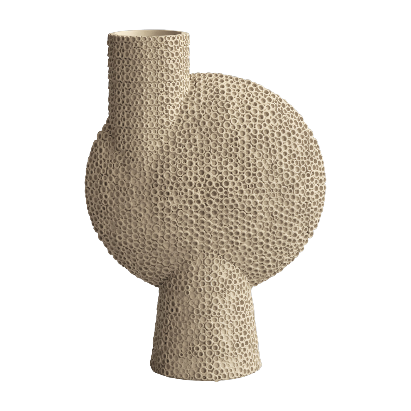 Vase rond en céramique sable 31x14,5x44cm Sphere  Shisen - 101 Copenhagen
