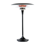 Tischlampe aus Metall schwarz mat und rot brillant 20cm Diablo - -. Belid