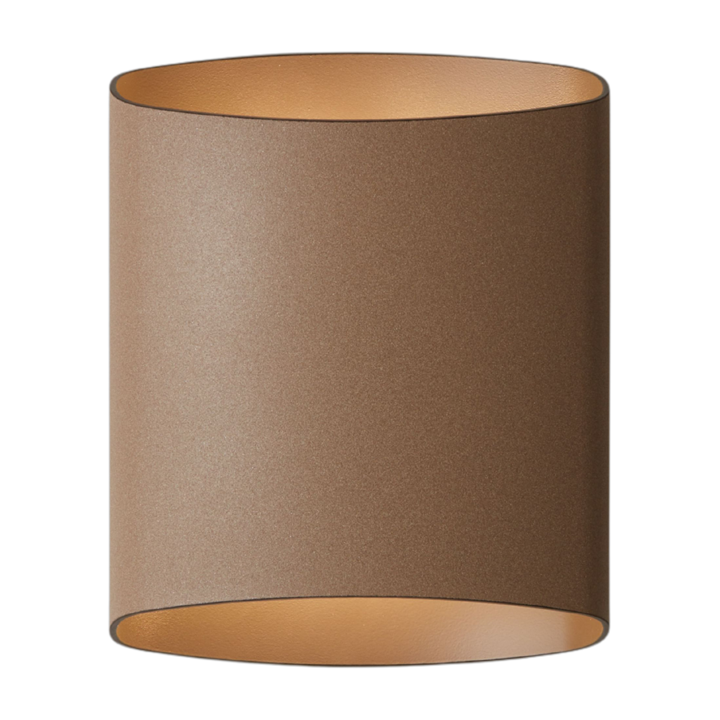 Wall light with sand metal structure and brass interior 17cm Sinne - Belid