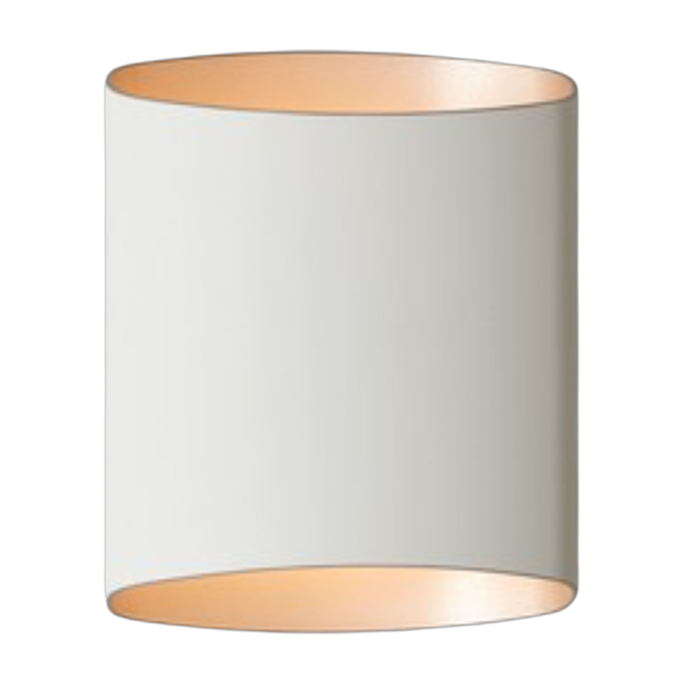 Wall light with white metal structure and brass interior 17cm Sinne - Belid