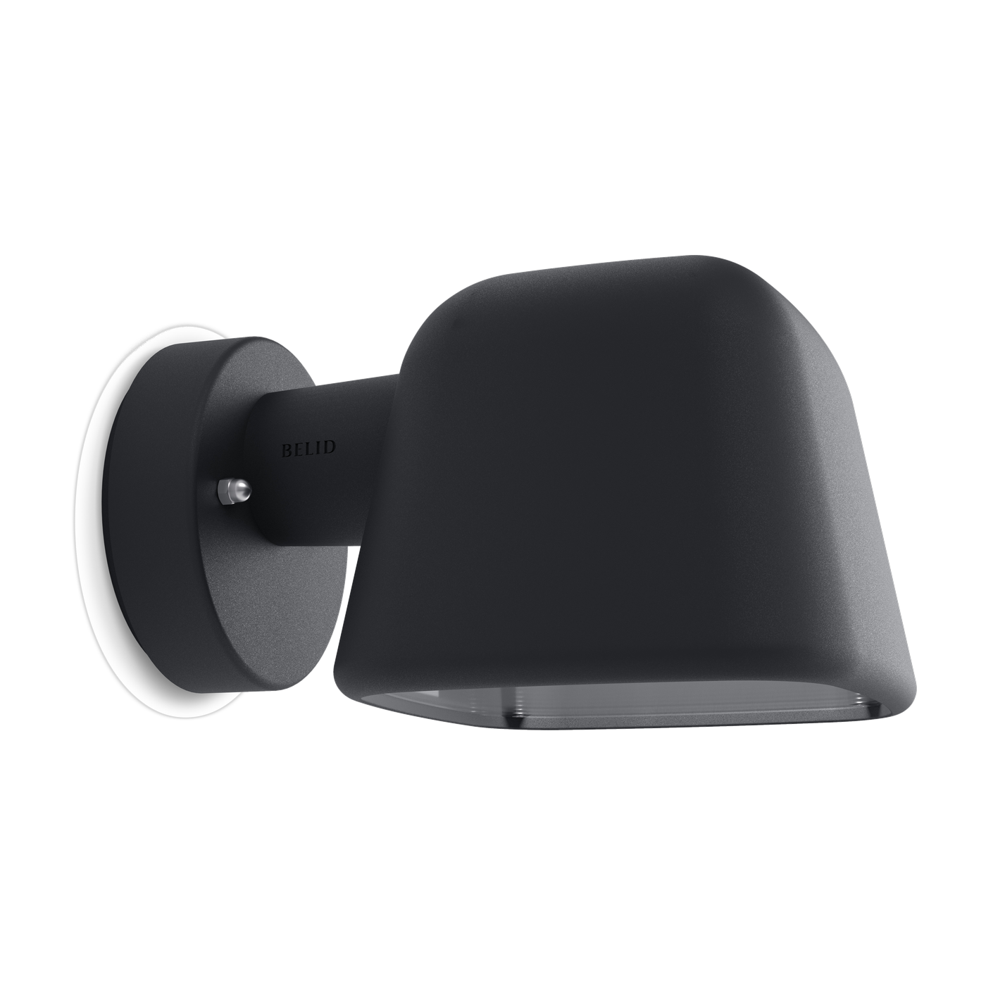 Black metal outdoor wall lamp 25, 3cm Boo - Belid