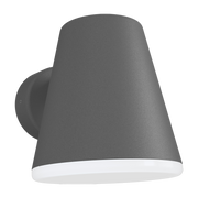 Outdoor metal wall light graphite 25, 5cm Mist - Belid