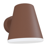 25. 5cm rust metal outdoor wall light Mist - Belid