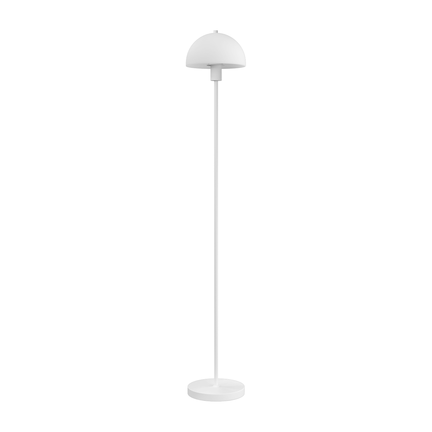 Floor lamp in white metal and opal glass 125cm Vienda - Herstal