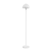 Lampadaire structure en métal blanc et verre opale 125cm Vienda - Herstal