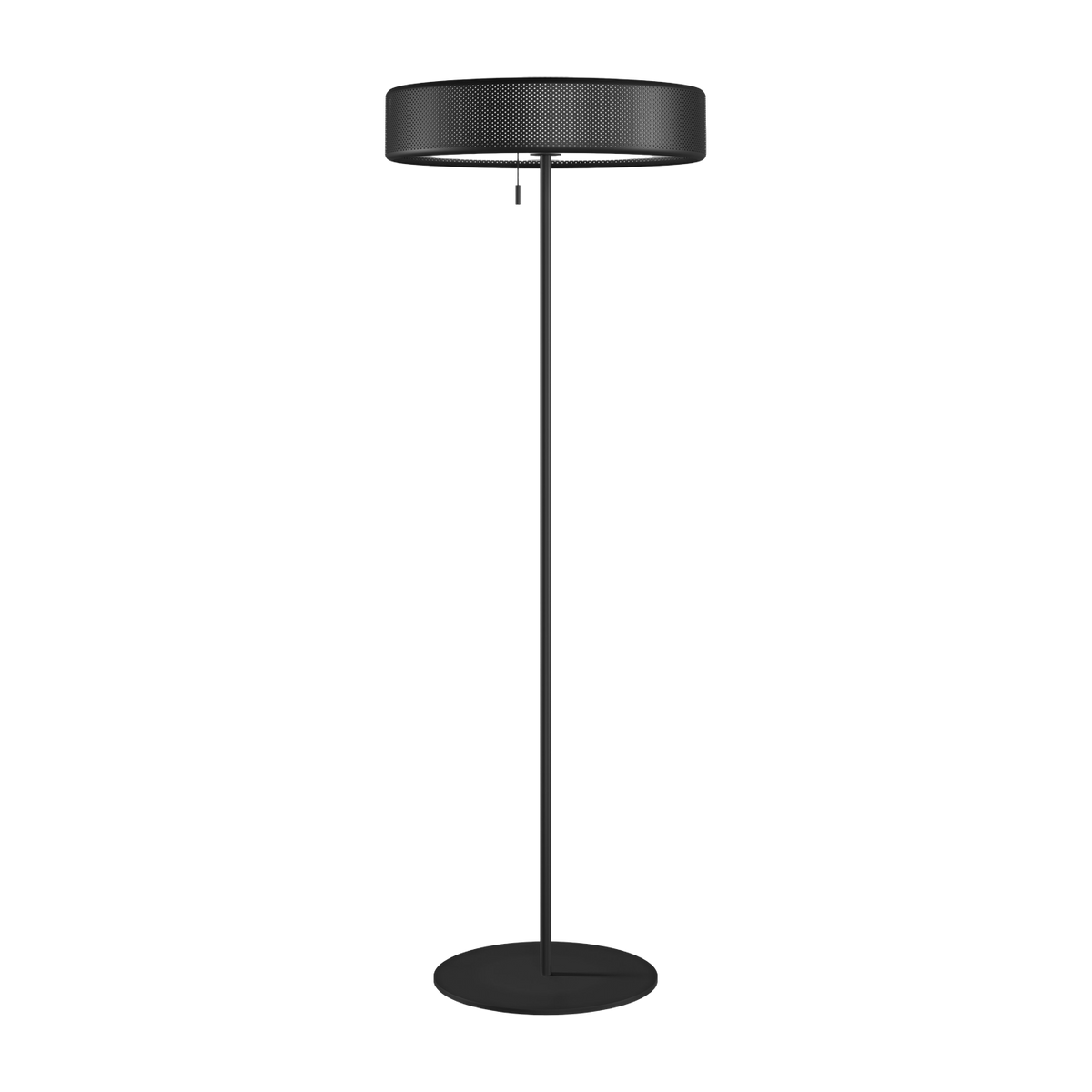 Schwarze Stehleuchte mat 140cm Grain L -. Herstal