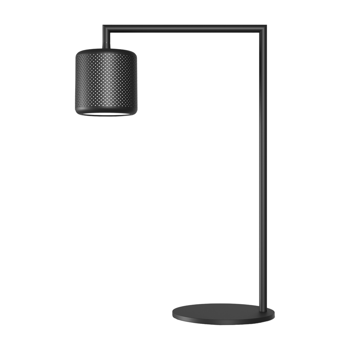 bureau mat Lampada nera 51cm Grain XS - Herstal