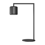 bureau mat Lámpara negra 51cm Grain XS - Herstal