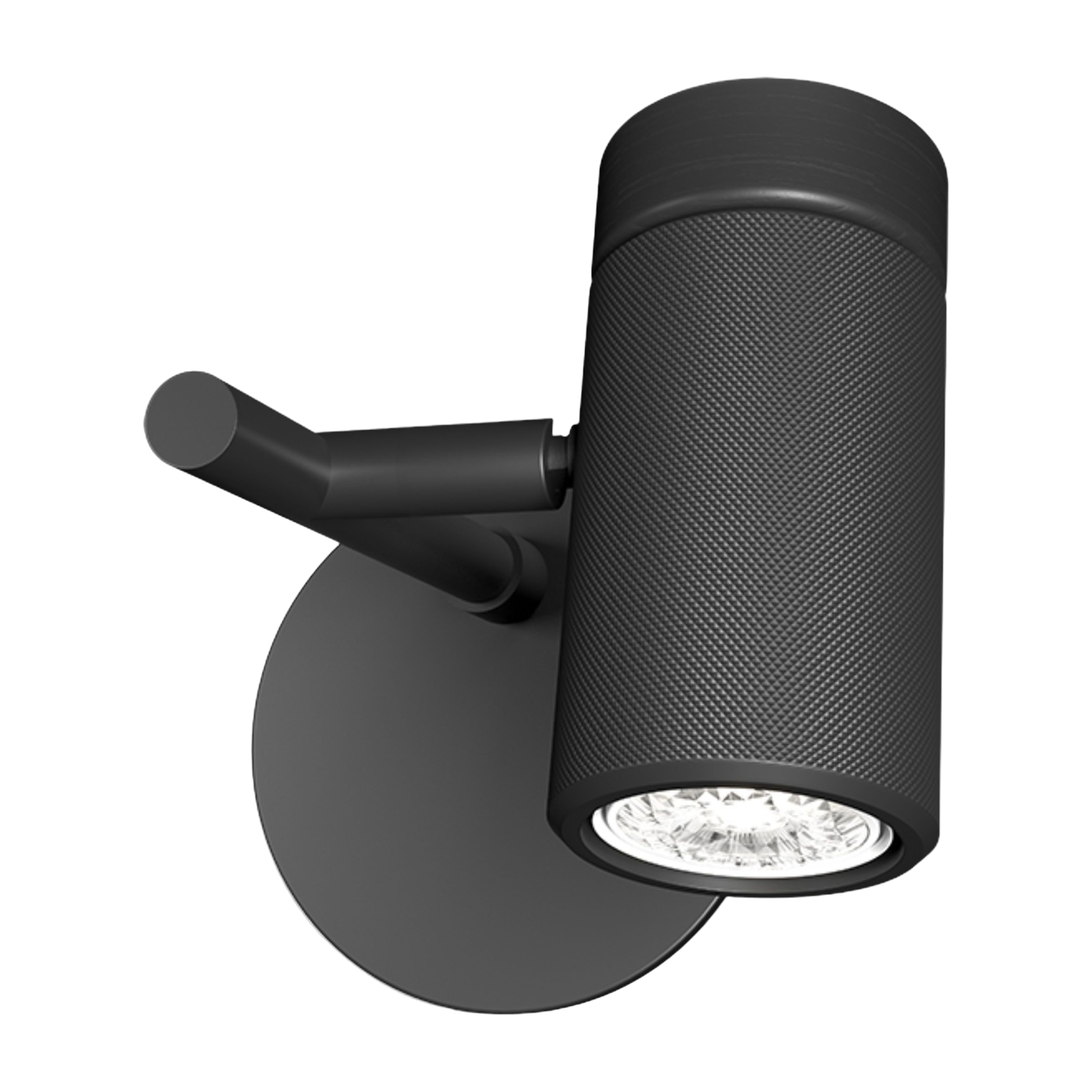 Modular wall lamp black metal structure 20cm Svart - Herstal