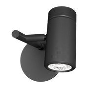 Aplique modular con estructura de metal negro 20cm Svart - Herstal