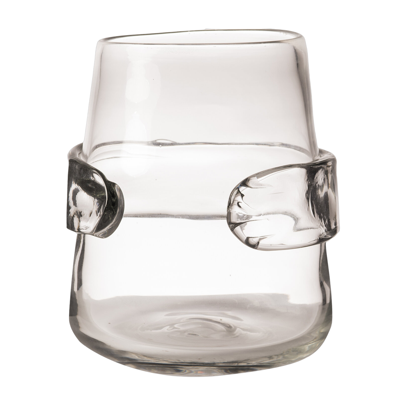 Vase in clear glass 21x23cm Embrace - Pols Potten