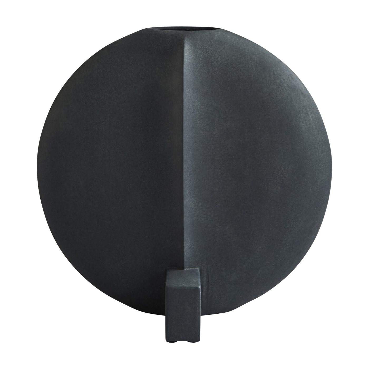 Vase rond en céramique noir 49x27x45cm Guggenheim - 101 Copenhagen