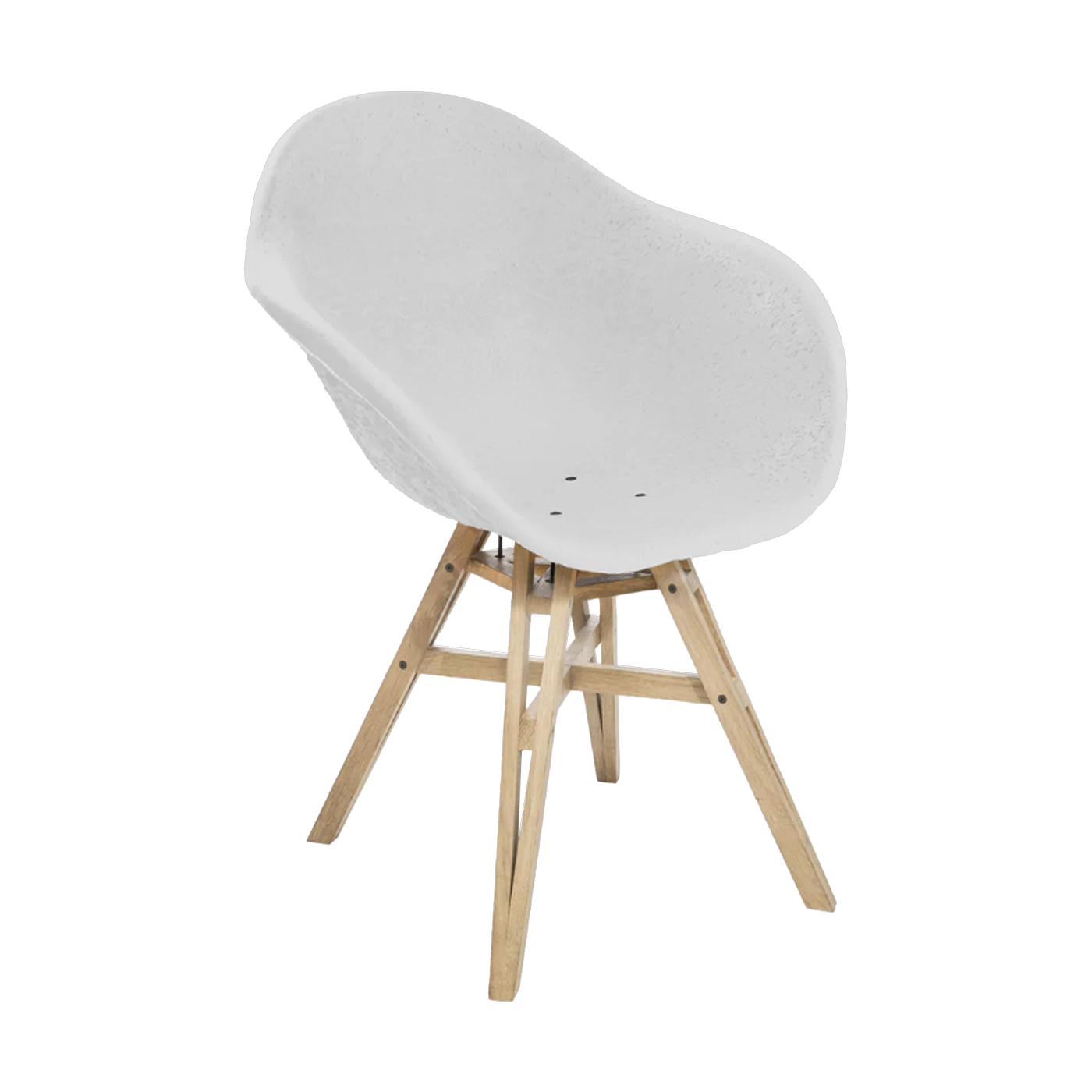 Chaise avec accoudoirs blanc cassé 6.7 - Maximum