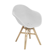 Silla con reposabrazos blanco roto 6. 7 - Maximum