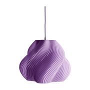 Lavender sorbet and chrome 30 cm pendant Soft serve 03 - Crème atelier