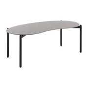 Organic terrazzo coffee table gris clair 119x59cm Undique - Kartell