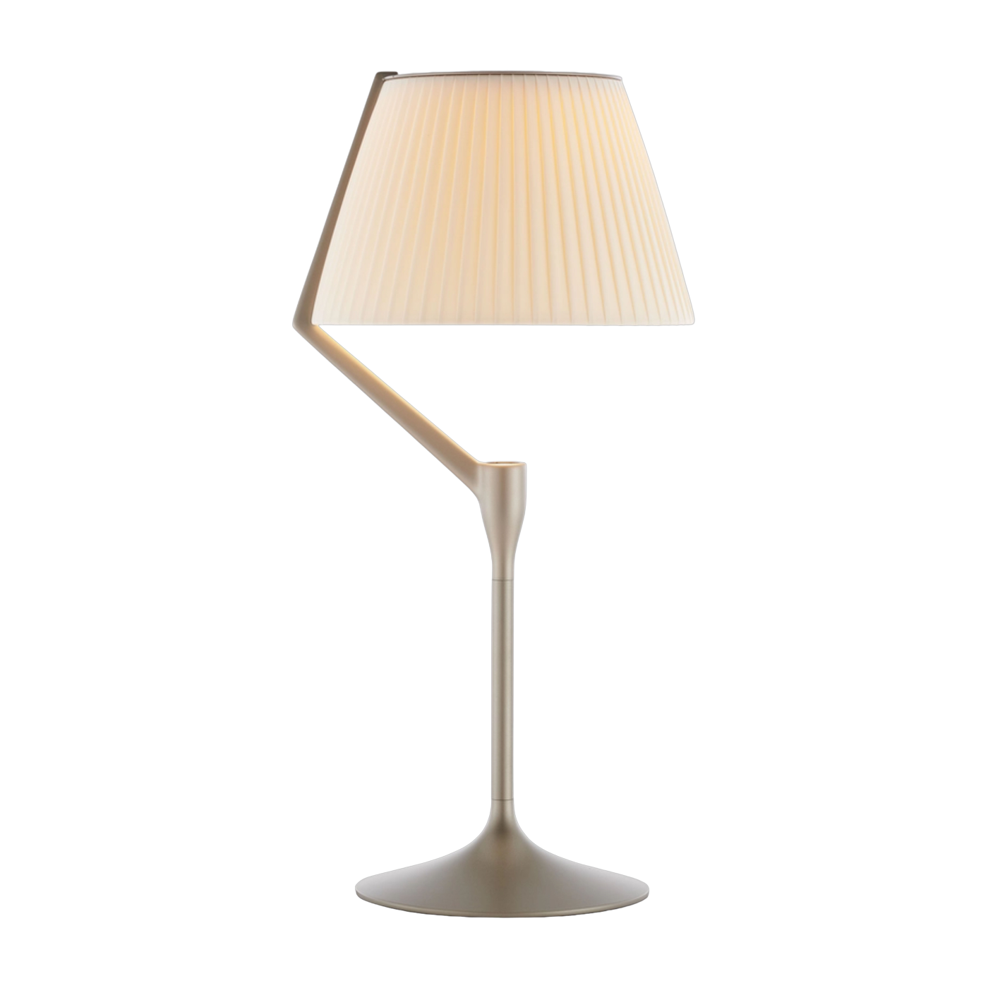 Tischleuchte aus gegossenem Aluminium champagne Angelo stone -. Kartell