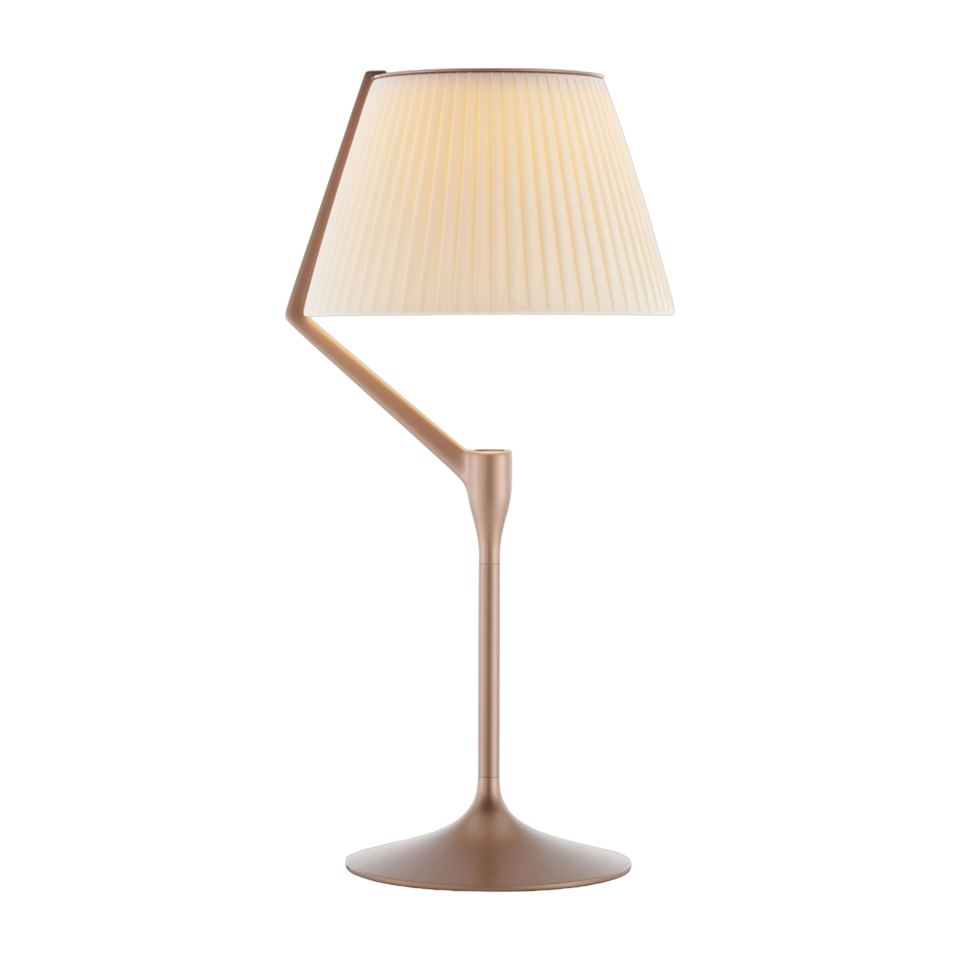 Tischleuchte aus kupferfarbenem Aluminiumguss Angelo stone -. Kartell