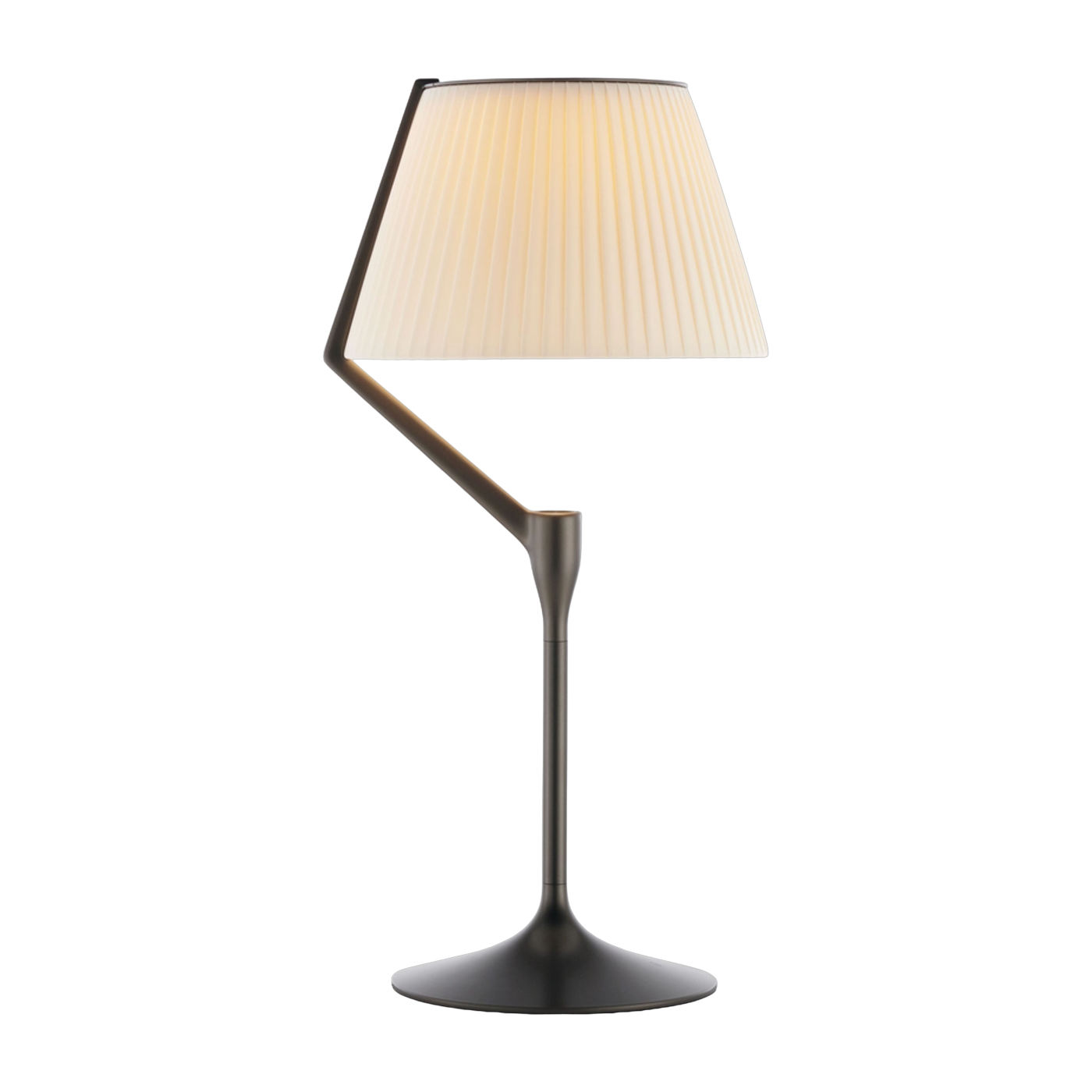 Lampe de table en aluminium moulé titane Angelo stone - Kartell