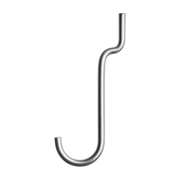 String System Lote de 4 ganchos verticales de acero inoxidable 10x3, 5cm - String furniture
