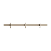 Perchero de pared de aluminio beige 41x5, 2x4, 7cm Relief - String furniture