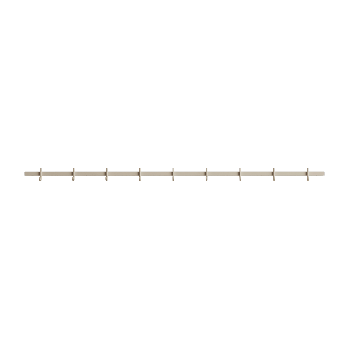 علاقة حائط من الألومنيوم بيج 123x5,2x4,7 سم Relief - String furniture