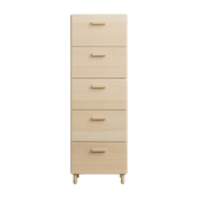 Hohe Kommode aus Mdf-Holz Esche 41x121, 5cm. Relief - String furniture