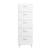 Cómoda alta en mdf blanco 41x121, 5cm Relief - String furniture