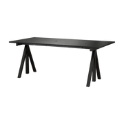Tablette de bureau en bois mdf noir 180x90cm Works - String furniture