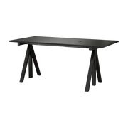 bureau scaffale in legno mdf nero 160x78cm Works - String furniture