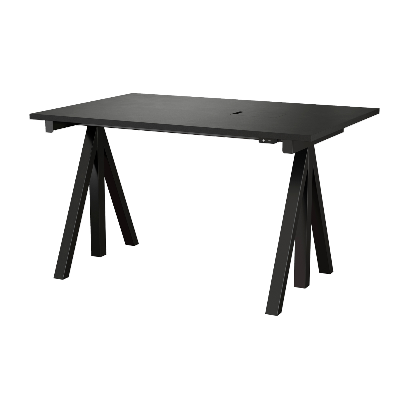 Ablagebord von bureau aus schwarzem MDF-Holz 120x78cm Works - -. String furniture