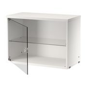 Caisson en bois mdf blanc et porte vitrée 58x42x30cm String System - String furniture