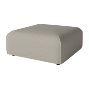 Pouf quadrato Arké in tessuto vilme sand - Bolia