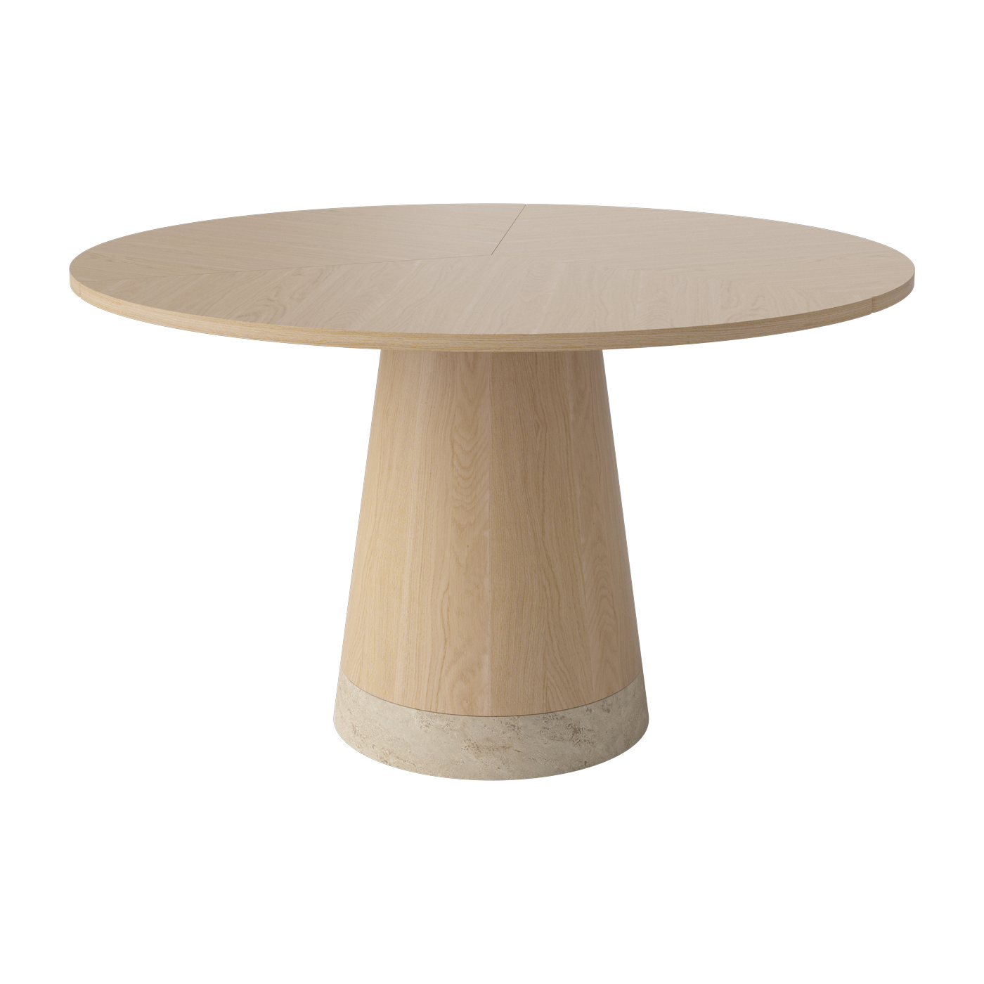 ronde Tavolo da pranzo in rovere oliato da 125 cm Piro - Bolia