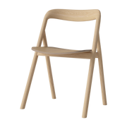 Fenri white pigmented oiled oak dining chair - Bolia