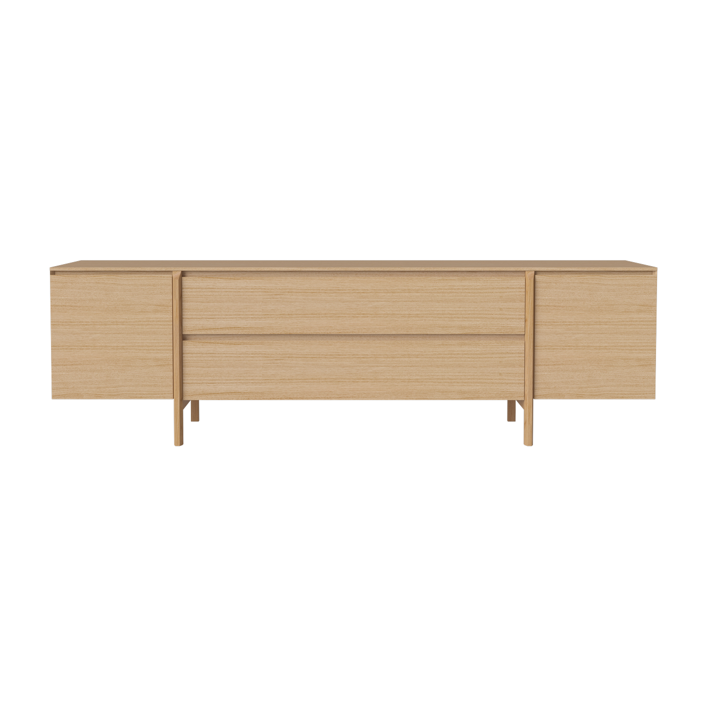 Buffet en chêne huilé 240cm Daia - Bolia