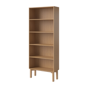 Bibliothèque en chêne huilé 200cm Silencieuse - Bolia
